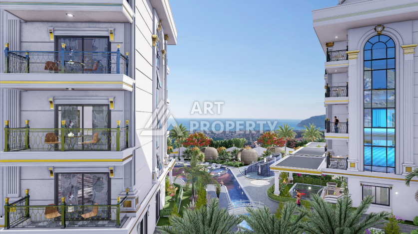 Новый шикарный проект с развитой инфраструктурой в районе Оба - Ракурс 14