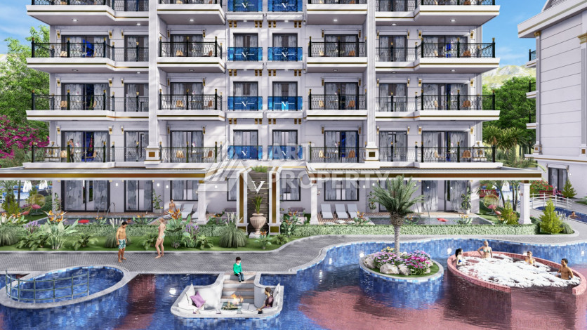 Новый шикарный проект с развитой инфраструктурой в районе Оба - Ракурс 16