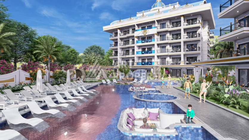 Новый шикарный проект с развитой инфраструктурой в районе Оба - Ракурс 17