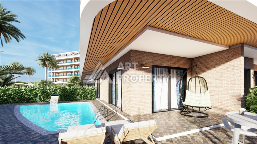 Новый проект в районе Оба на этапе строительства - Ракурс 9