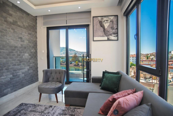 Двухкомнатная квартира в 450 м. от знаменитого пляжа Кейкубат в Алании, 55 м2. - Ракурс 15