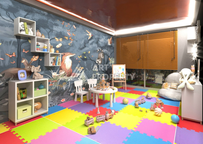 Новый проект в районе Оба на этапе строительства - Ракурс 20