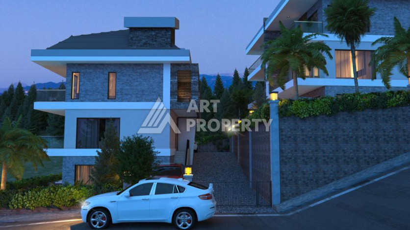 Комплекс вилл в экологически чистом районе Каргыджак среди гор и банановых плантаций. - Ракурс 4