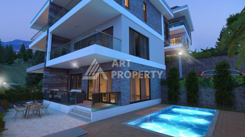 Комплекс вилл в экологически чистом районе Каргыджак среди гор и банановых плантаций. - Ракурс 5