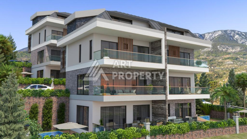 Комплекс вилл в экологически чистом районе Каргыджак среди гор и банановых плантаций. - Ракурс 6