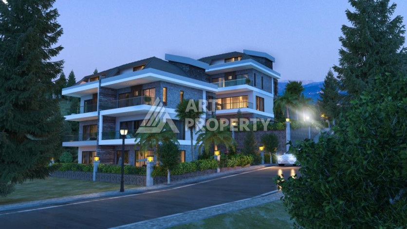 Комплекс вилл в экологически чистом районе Каргыджак среди гор и банановых плантаций. - Ракурс 9