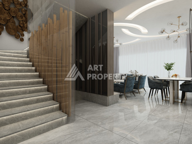 Комплекс вилл в экологически чистом районе Каргыджак среди гор и банановых плантаций. - Ракурс 10