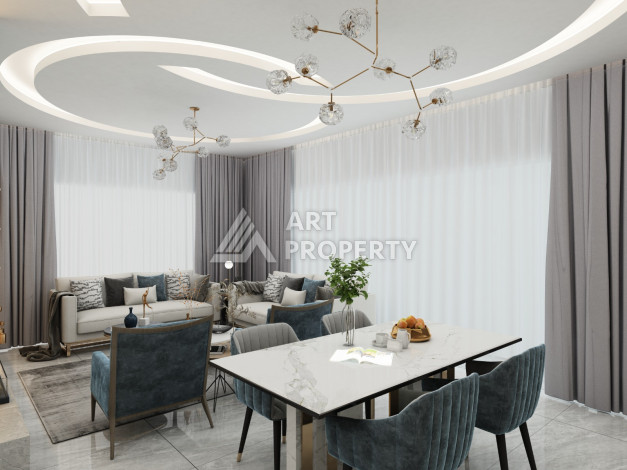 Комплекс вилл в экологически чистом районе Каргыджак среди гор и банановых плантаций. - Ракурс 12