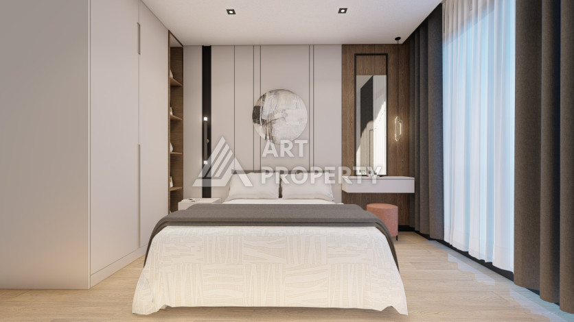 Пентхаус 2+1 по выгодной цене в новом инвестиционном проекте в районе Авсаллар - Ракурс 12