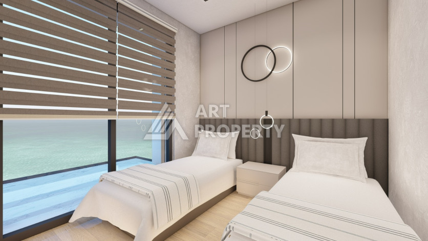 Пентхаус 2+1 по выгодной цене в новом инвестиционном проекте в районе Авсаллар - Ракурс 15