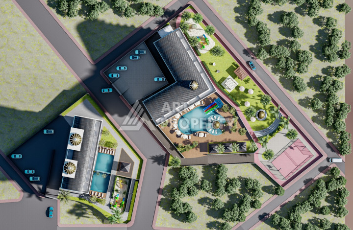 Прекрасный проект на этапе строительства в районе Демирташ - Ракурс 6