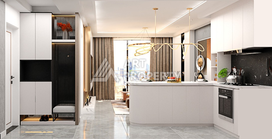 Прекрасный проект на этапе строительства в районе Демирташ - Ракурс 12