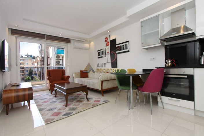 Двухкомнатная квартира в 150 метрах от знаменитого пляжа Клеопатра в Алании, 55 м2. - Ракурс 10