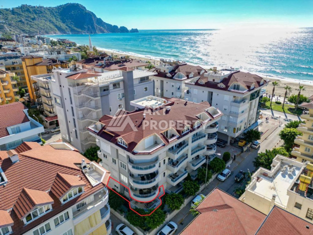 Квартира 2+1 на первой береговой линии в центре Алании - Ракурс 4