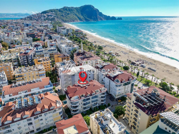 Квартира 2+1 на первой береговой линии в центре Алании - Ракурс 6