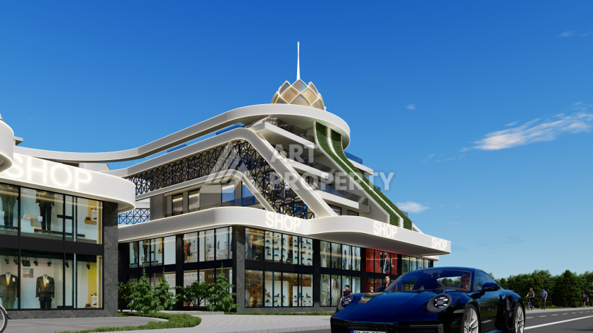 Проект Бизнес Центра в районе Оба - Ракурс 2