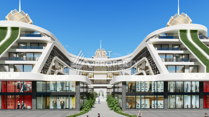 Проект Бизнес Центра в районе Оба - Ракурс 4