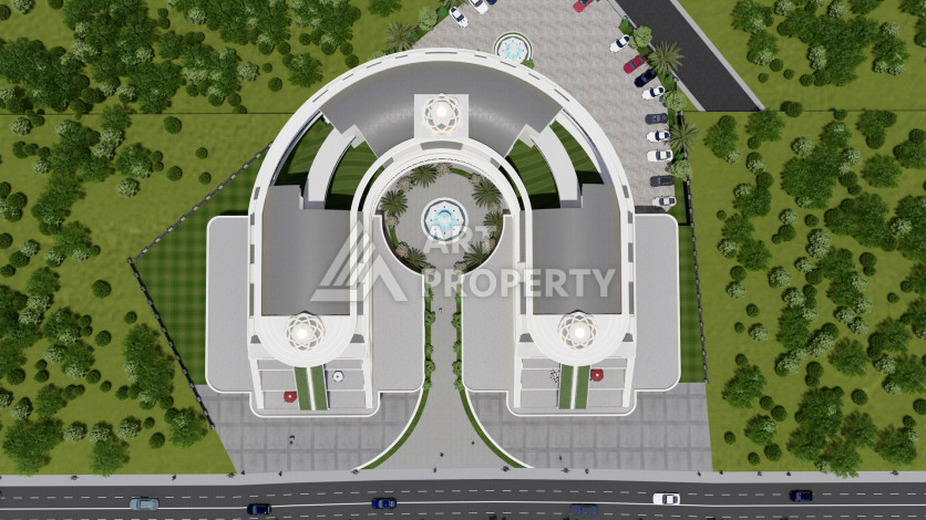 Проект Бизнес Центра в районе Оба - Ракурс 5