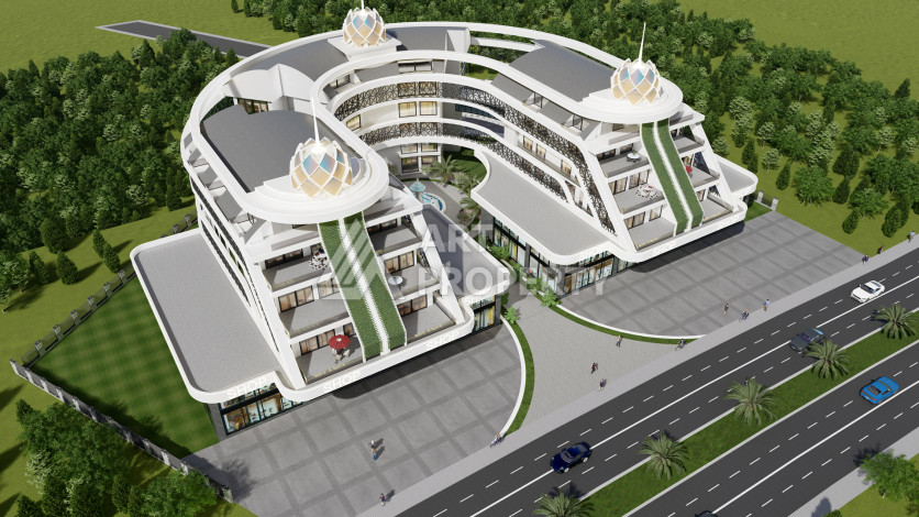 Проект Бизнес Центра в районе Оба - Ракурс 6