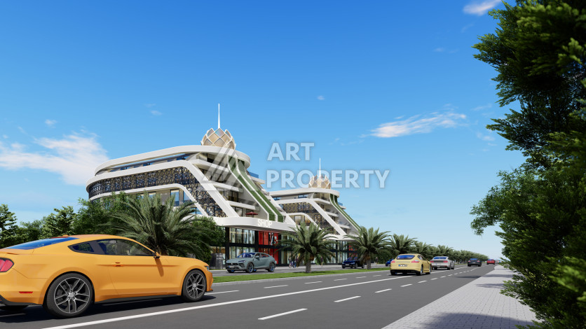 Проект Бизнес Центра в районе Оба - Ракурс 7