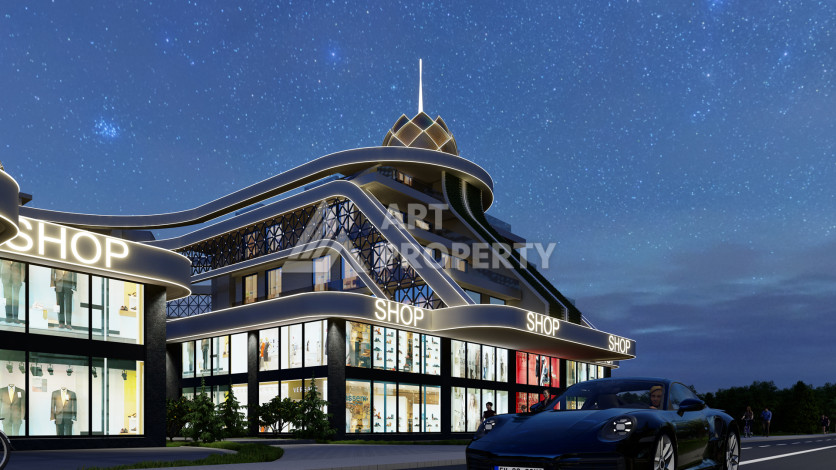 Проект Бизнес Центра в районе Оба - Ракурс 8