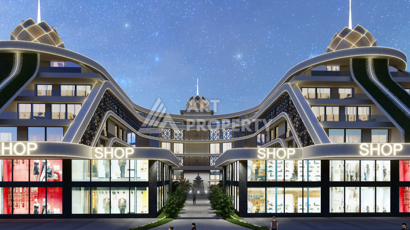 Проект Бизнес Центра в районе Оба - Ракурс 13