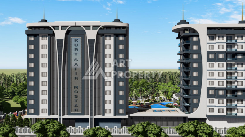 Роскошный проект на стадии строительства в районе Авсалар - Ракурс 13