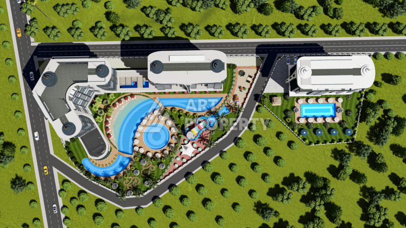 Роскошный проект на стадии строительства в районе Авсалар - Ракурс 15