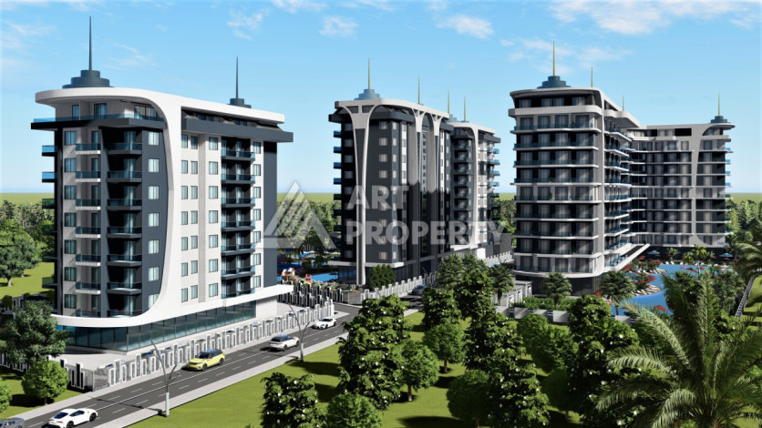 Роскошный проект на стадии строительства в районе Авсалар - Ракурс 21