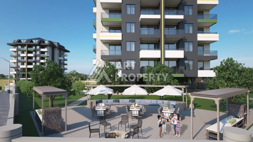 Комплекс на стадии строительства в динамично развивающем районе Демирташ - Ракурс 3