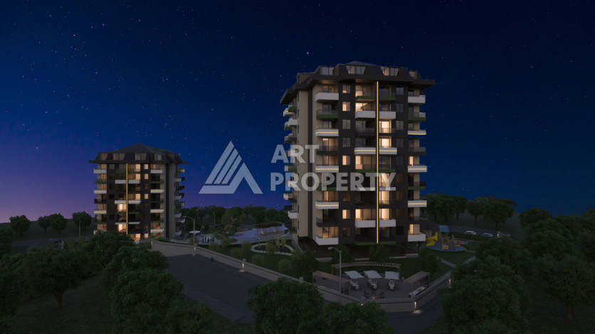 Комплекс на стадии строительства в динамично развивающем районе Демирташ - Ракурс 4