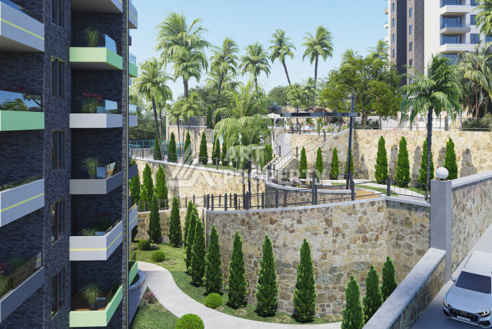 Комплекс на стадии строительства в динамично развивающем районе Демирташ - Ракурс 14