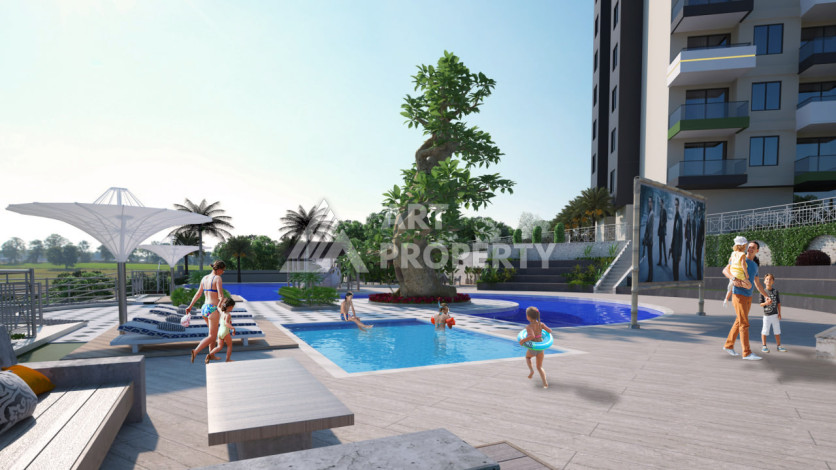 Комплекс на стадии строительства в динамично развивающем районе Демирташ - Ракурс 23