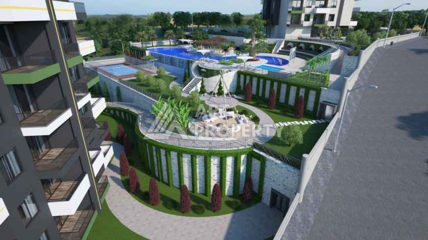 Комплекс на стадии строительства в динамично развивающем районе Демирташ - Ракурс 26