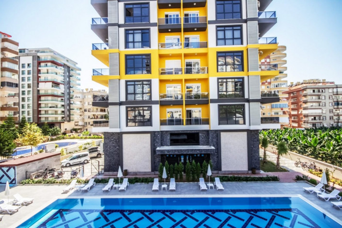 Трехкомнатная квартира c дизайнерским ремонтом в живописном районе Махмутлар, Алания, 115 м2 - Ракурс 14