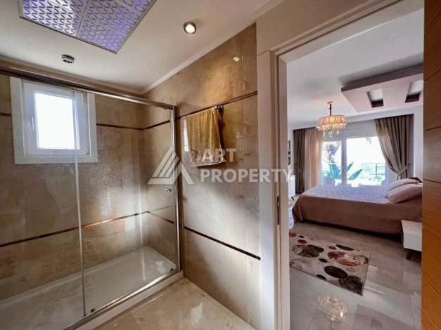 Двухэтажная меблированная вилла с видом на море в Каргыджаке, 700м - Ракурс 23