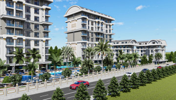 Проект офф-плана – многоквартирный комплекс с отельной инфраструктурой в районе Паяллар - Ракурс 3