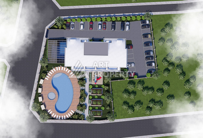Инвестиционная недвижимость на этапе проекта – Алания, район Паяллар - Ракурс 5