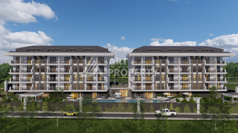 Инвестиционная недвижимость на этапе строительства – Алания, район Паяллар - Ракурс 2