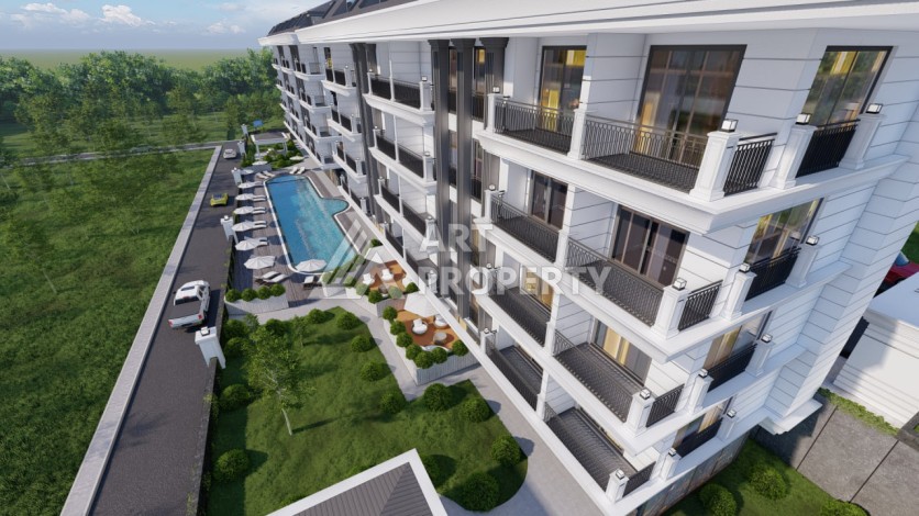 Инвестиционная недвижимость на этапе строительства – Алания, район Паяллар - Ракурс 4