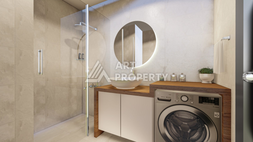 Новый комплекс на стадии строительства в Алании район Махмутлар - Ракурс 5