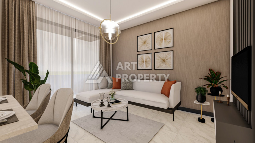 Новый комплекс на стадии строительства в Алании район Махмутлар - Ракурс 19