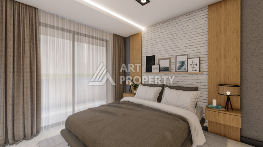 Новый комплекс на стадии строительства в Алании район Махмутлар - Ракурс 20