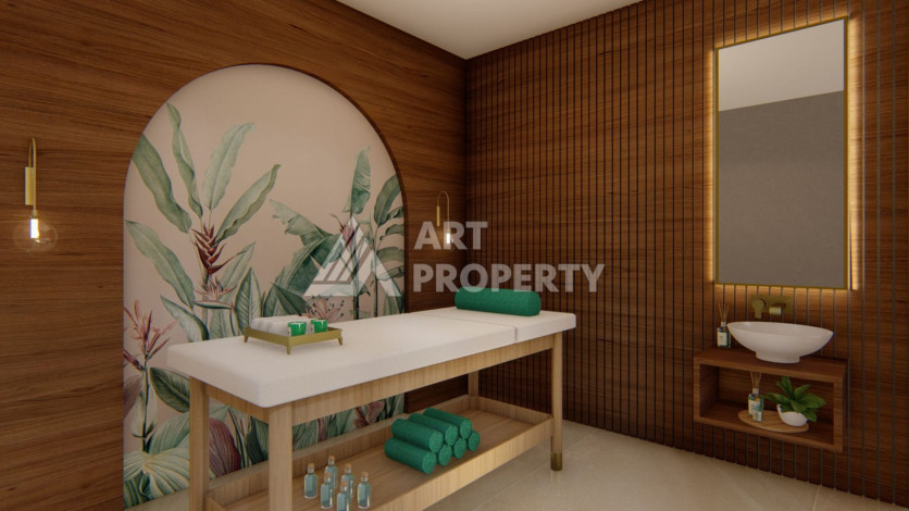 Новый комплекс на стадии строительства в Алании район Махмутлар - Ракурс 22