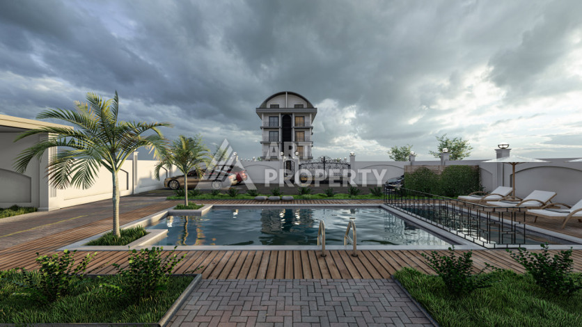 Инвестиционная недвижимость на начальном этапе строительства – Алания, район Оба - Ракурс 8