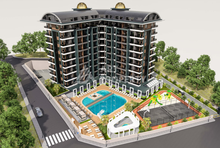 Новый проект в Алании район Демирташ на стадии строительства - Ракурс 5