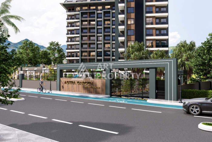 Новый проект в Алании район Демирташ на стадии строительства - Ракурс 18