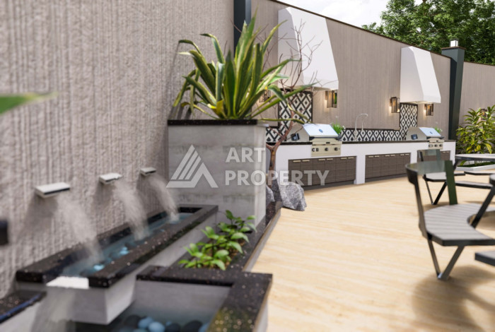 Новый проект в Алании район Демирташ на стадии строительства - Ракурс 27