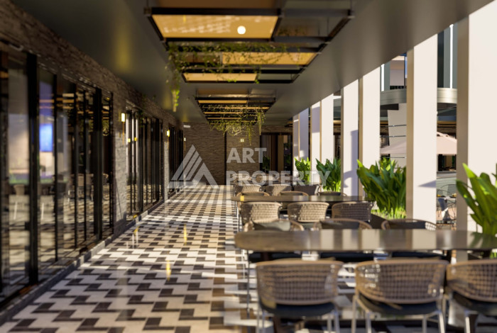 Новый проект в Алании район Демирташ на стадии строительства - Ракурс 28