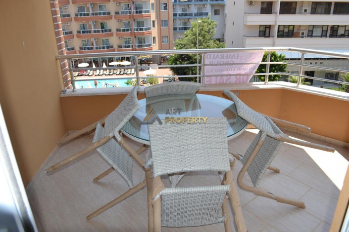 Трехкомнатная квартира 2+1с видом на море в районе Оба, Алания, 95м2 - Ракурс 3